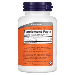 Now Foods N-Acetyl Cysteine NAC 113 г