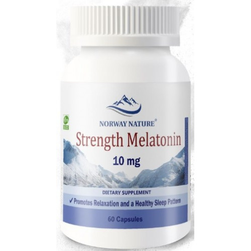 Norway Nature Strength Melatonin 10 мг 60 капс