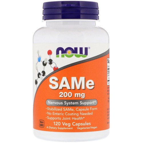 Now Foods SAMe 200 мг 120 vcaps