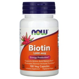 Now foods Biotin 1000 мкг 100 vcaps