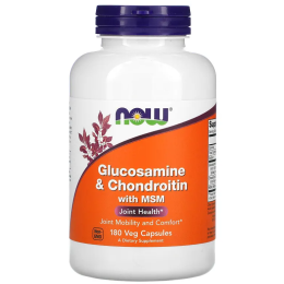 Now foods Glucosamine & Chondroitin MSM 180 vcaps