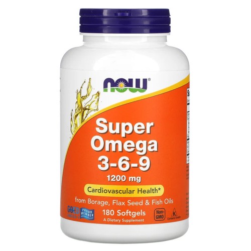 Now foods Super Omega 3-6-9 1200 мг 180 капс