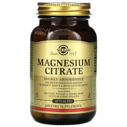Solgar Magnesium Citrate 60 таб
