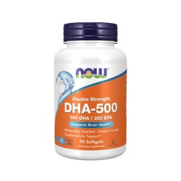 NOW Foods DHA-500 мг 90 капс