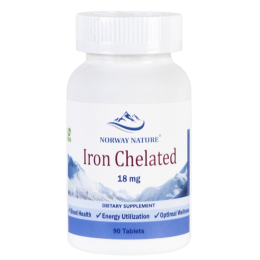 Norway Nature Iron Chelated 18 мг 90 таб