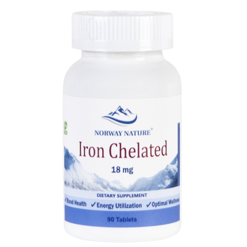 Norway Nature Iron Chelated 18 мг 90 таб