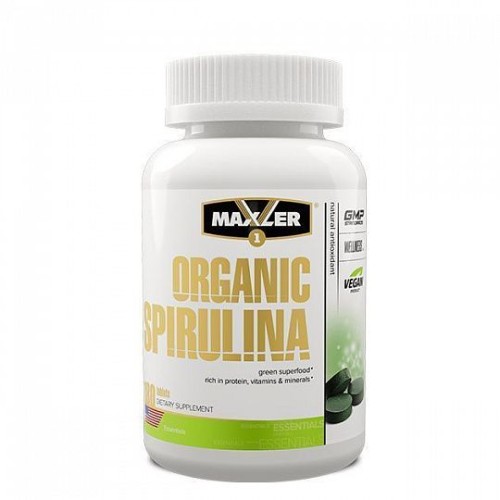 Maxler Organic Spirulina 500 мг 180 таб