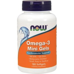 NOW Foods Omega-3 Mini Gels 180 капс