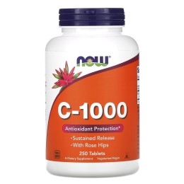 Now Foods vitamin C-1000 с шиповником 250 таб