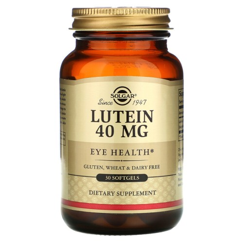 Solgar Lutein 40 мг 30 капс
