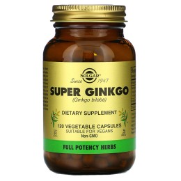 Solgar Super Ginkgo 120 растительных капсул