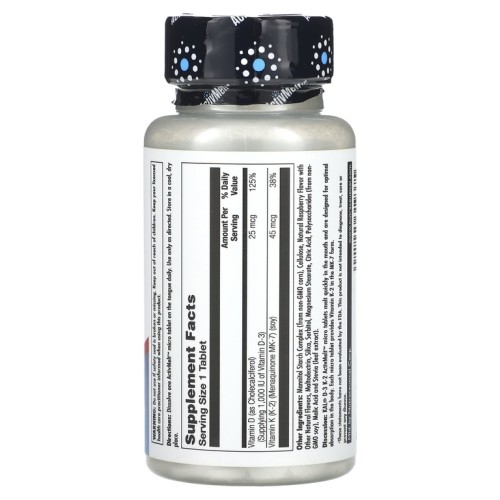 Kal D-3 1000 ME K-2 45 мкг ActivMelt 60 таб Малина