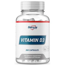 GeneticLab Nutrition Vitamin D-3 600 МЕ 360 капс.