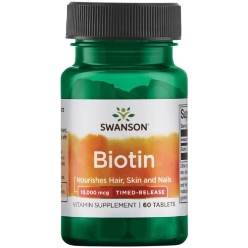 Swanson Biotin-Hi Protency 10000 мкг 60 капс