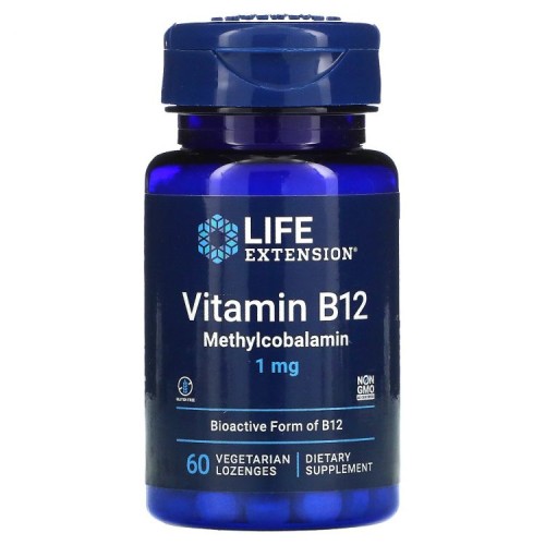 Life Extension Vitamin B12 Methylcobalamin 1000 мкг 60 пастилок