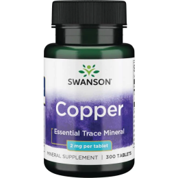 Swanson Copper 2 мг 300 таб