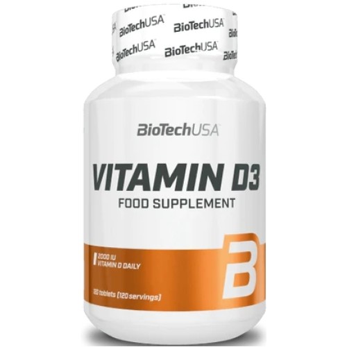 BioTechUSA Vitamin D3 2000 МЕ 120 таб