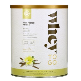 Solgar Whey To Go порошок сывороточного белка ваниль 936 г (33 унции)