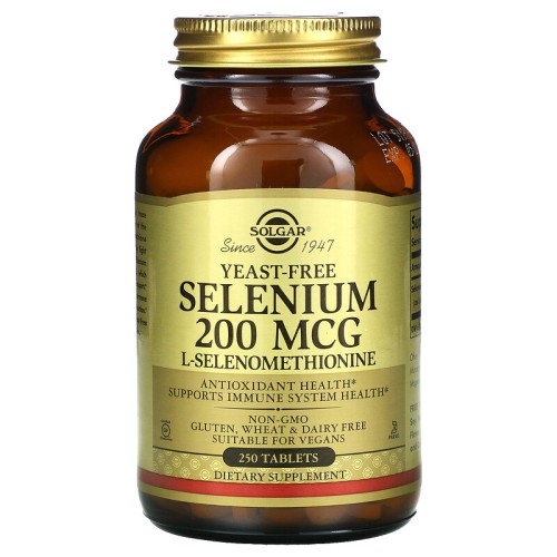 Solgar Селен без дрожжей 200 мкг 250 таблеток