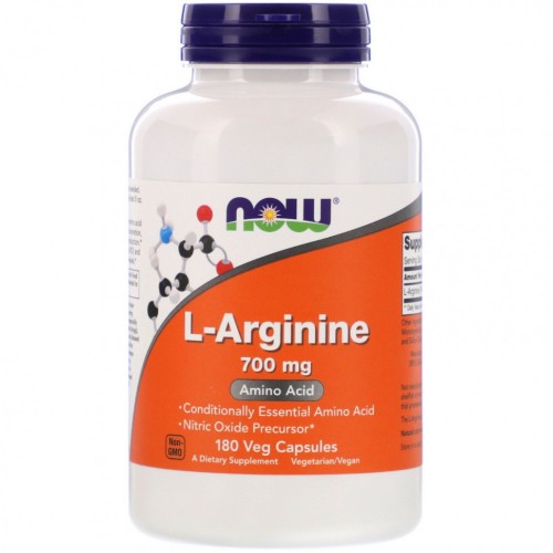 Now foods L-arginine 700 мг 180 vcaps