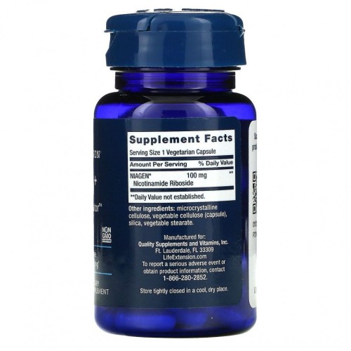 Life Extension NAD+ Cell Regenerator 100 мг 30 vcaps