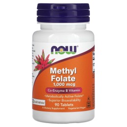 Now foods Metyl Folate 1000 мкг (Метилфолат) 90 таб