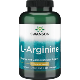 Swanson L-arginine 500 мг 200 капс