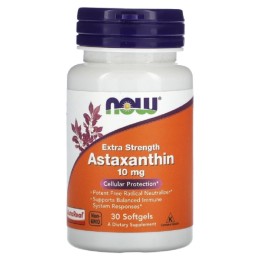 Now Foods Astaxanthin 10 мг 30 капс