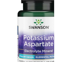Swanson Potassium Aspartate 99 мг 60 капс