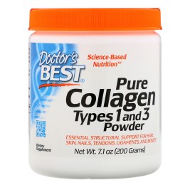 Doctors Best коллаген collagen types 1 и 3 200 г.