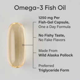 Sports Research Triple Strength Omega-3 AlaskOmega 1250 мг 90 капс