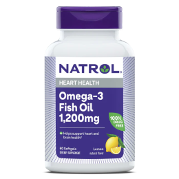 Natrol Omega-3 Fish Oil 1200 мг 60 капс
