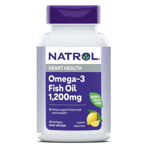 Natrol Omega-3 Fish Oil 1200 мг 60 капс