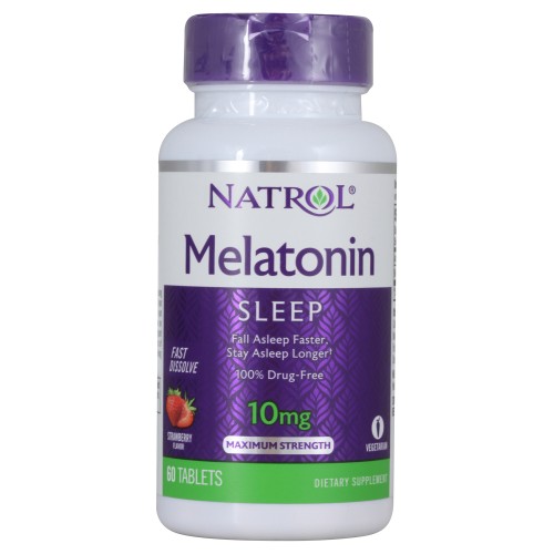 Natrol Melatonin Fast Dissolve 10 mg 60 таб.