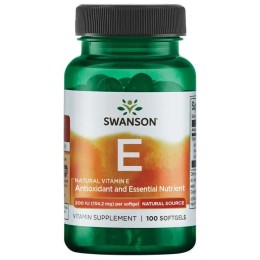 Swanson Vitamin E Natural 200 iu (134 мг) 100 softgel