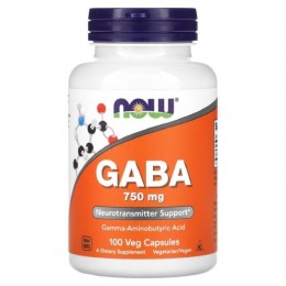 Now foods GABA 750 мг 100 капс