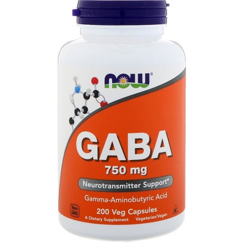 Now foods GABA 750 мг 200 капс