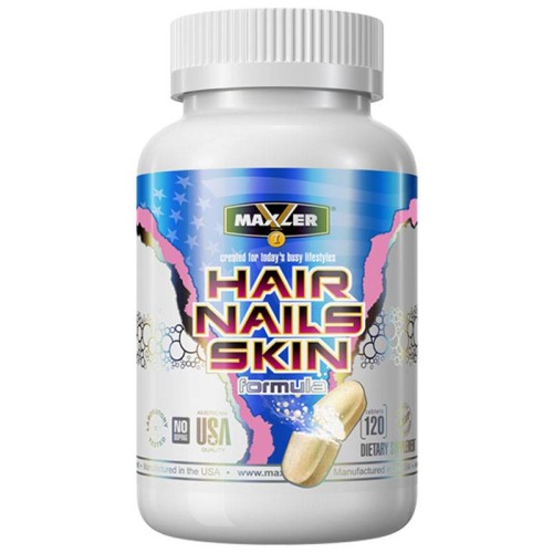 Maxler Hair, Nails and Skin Formula 120 таб.