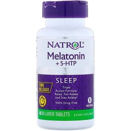Natrol Advanced Sleep Melatonin + 5-HTP 60 таб.
