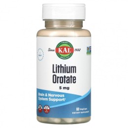 Kal Lithium Orotate 5 мг 60 таб