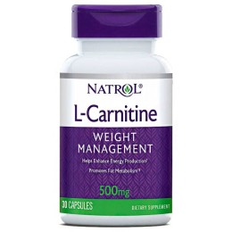 Natrol L-Carnitine 500 mg 30 капс.
