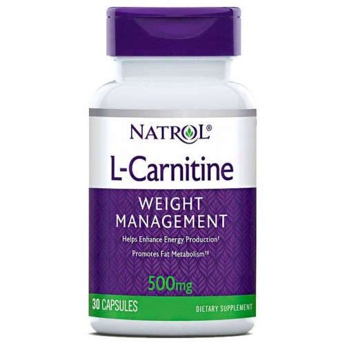 Natrol L-Carnitine 500 mg 30 капс.