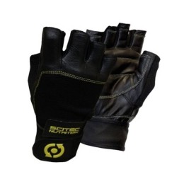 Scitec Nutrition перчатки Yellow Leather Style