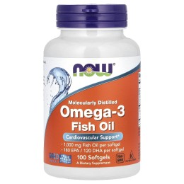 NOW Foods Omega 3 1000 мг 100 капс