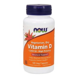 NOW Foods Vitamin D 1000 МЕ 120 vcaps