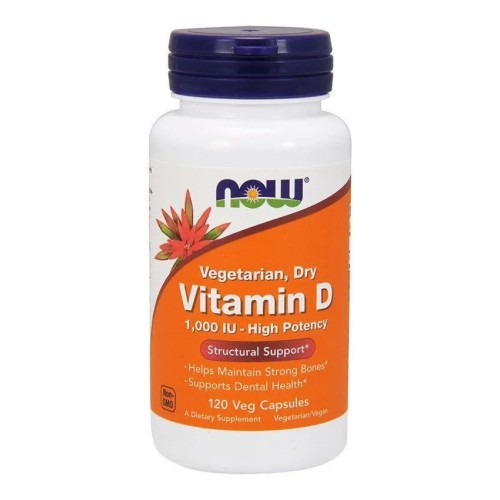NOW Foods Vitamin D 1000 МЕ 120 vcaps