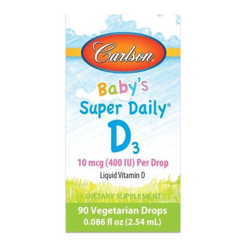Carlson Baby's Super Daily D3 400 МЕ 90 капель 2,54 мл