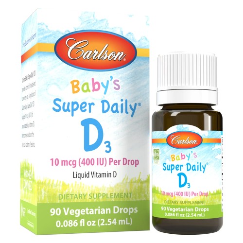 Carlson Baby's Super Daily D3 400 МЕ 90 капель 2,54 мл