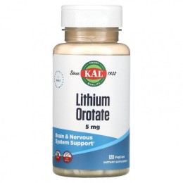 Kal Lithium Orotate 5 мг 120 таб