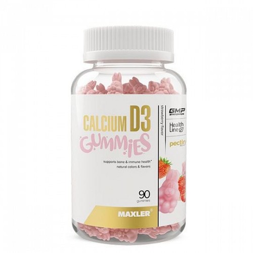Maxler Calcium D3 Gummies 240 МЕ 90 жевательных пастилок